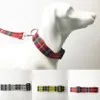 Nieuwe Plaid Style Dog Collar Verstelbare maat Geschikt voor middelgrote en grote honden Nylon Webbing Pet Supplies