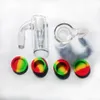 Hookah Beveled Edge Quartz Banger+Spinning Carb Cap + terp pearls with 10mm 14mm 18mm Male Female Thick banger Domeless nail for Dab Rig Bong Glass smoker
