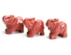 1,5 Zoll kleiner natürlicher Chakra-Quarz-Tigerauge-Stein, geschnitzter Kristall, Reiki-Heilung, Elefanten-Tierfigur, 1 Stück
