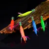 Nova Chegada 5 Cor 10 CM 8.1G Calça Doces De Pesca de Águas Saltwater 5 pcs Camarão Camarão Luminoso Para Chocos De Polvo Pesca Iscas Kit / 500pcs