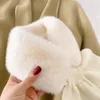 Moda Kadınlar Faux Kürk Yaka Kadın Sonbahar Kış Sıcak Örgü Yumuşak Peluş Atkılar Katı Renk Boyun Wrap Giyim Aksesuarları H0923