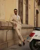 Smoking da uomo taglie forti Abiti da sposo Blazer da sposa doppiopetto Abiti da cerimonia formale (giacca + pantaloni)