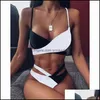 Bikinis Swimming Equipment Sports & Outdoors Women Sexy High Waist Bikini Set Summer Leopard Snake Print Push Up Swimsuits Bandeau Thong Bra