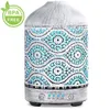 Aroma diffuser etherische olie aromatherapie metalen 100 ml 7 kleur nachtverlichting voor slaapkamer 4 timer coole mist luchtbevochtigers 210724