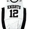 Nikivip Custom Ja Morant # 12 Crestwood High School Knights Maillot de basket-ball cousu Blanc Noir Taille S-4XL N'importe quel nom et numéro Maillots de qualité supérieure