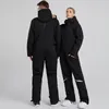 Skiën Jassen 2021 Eendelig Skipak Vrouwen Waterdichte Sneeuw Jumpsuit Man Winddicht Winter Vrouwelijke Overalls Outdoor Sport Mannen Kleding