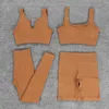 4PCS Seamless Yoga Set Women Tracksuit 4 Piece Crop Top Bra High Waist Leggings Sportsuit Workout Outfit Sport Gym Wear Clothes 210802