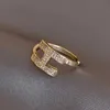 Nouveau design gothique classique H lettre bagues en or pour femme 2021 bijoux de mode coréenne cadeau de fille doigt ensemble de luxe accessoires X0715