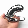 3 Sizes Scrotum Pendant Cockrings Stainless Steel Hollowed Chastity Cage Male Penis Sleeve Root Ring Sex Toys BB2-228