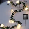 ストリップ1ピースの太陽のバラの花のひもの弦の光3M 20 LED 10M 7.5Mのおとぎ話の結婚式バレンタインデーのイベントパーティーの装飾ルミネリア