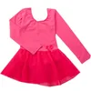 Toddler/Girls Cute Tutu Dress Ballet Leotard For Dance Short Sleeve With Button Bottom On Sale Stage Wear