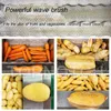 Root Groente Fruit Ginger Potato Roller Peeler Rashers Peeling Cleaning Machine