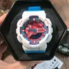 Homens de luxo assistem a vários estilos Casual Sports Electronics Watches Digital Watchunction World Time Male Rellojes9849686