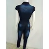 Women's Jumpsuits & Rompers Aecker One Piece Sexy Bodysuit Bodycon Jeans For Women Long Denim Jumpsuit Ladies276Q