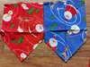 Cały 50pcs Lot Dog Apparel Christmas Holiday Puppy Pet Bandanas Kllar Rowol Tower Y01260Z