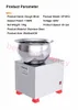 220V Impastatrice Elettrica Impastatrice per Farina In Acciaio Inox Alimentare Carne Macinata Mescolando Pasta Mixing Maker