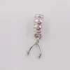 Authentic 925 Sterling Silver Jewelry Beads Make A Wish Charms Fits European Pandora Style Bracelets & Necklace 790998