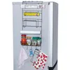 5 ярусов Железная Настенная Настенная Кухня Морозильная камера Дверная Специя Стека хранения Полка Организатор Холодильник Холодильник Холодильник