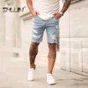 2021 Brand new homens shorts jeans calças curtas destruídas jeans skinny rasgado calça desgastado denim tamanho s-3xl x0705