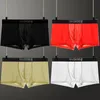 Underpants MIBOER Super Soft And Comfortable Ice Silk Sheer Transparent Mesh Men's Boxer Shorts Sexy Exotic Underwear