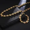 2019 NEW HIP Hop width 11MM 60CM stainless steel gold and silver coffee bean chain necklace men's jewelry 1118 Q2