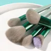Makeup Brushes 13pcs Siji Green Fix Brush Pack Set Portable Blending Make Up Beauty Tool Eyeshadow Blush Loose Powder