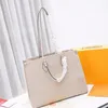 M44925 ONTHEGO totes bolso de diseñador de lujo para mujer bolso de hombro moda en relieve de gran capacidad casual tote mujer ON THE GO bolsos de mano M45320