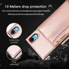 Étuis en cuir PU pour iPhone 13 12 Pro Max 11 SE 10X6 6s 7 8 Plus XR XsMax Cartes Zipper Flip Wallet Book Phone Case