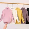 Maglione per ragazzi Abbigliamento invernale per bambini Moda per bambini Abbigliamento lavorato a maglia Camicie per ragazze Costume infantile di alta qualità Caldo 211201