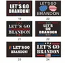 2024新しいLet's Go Brandonトランプ選挙の旗二重側面大統領旗150 * 90cm卸売DHL Wht0228