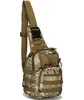 Outdoor Sling Single Torba Na Ramię Regulowana Camo Tactical Armia Pack Wodoodporna 800D Oxford Cross Ciała Messager Torby Kolarstwo Mini Plecak Torebka