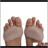 1Pair Sile Soft Pads Alto Tacón de Tacón Alto Resistente a la resistencia Proteger Dolor Pie Foot Care Forefoot Malaría Invisible Gel Plantillas E63ZO Otros ZTXQ8