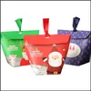 Wrap Event Festive Supplies Home Gardencreative Christmas Candy Xmas Mini Santa Elk Lovely Gift Packaging Boxes Chocolate Baking Package P