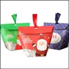 Wrap evenement feestelijke benodigdheden thuis tuincrote kerst candy xmas mini santa eland mooie cadeauverpakking dozen chocolade bakpakket p