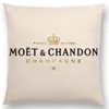 وسادة Case Moet Chandon Champagne Pillowcase Cushion تغطي 45x45cm أريكة زخرفة رسالة هدية طباعة غطاء الكتان لـ El Car1928