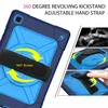 Tri Layer 360 Degree Rotation Kickstand Shoulder Strip Shock Bevis Case Cover för Samsung Galaxy Tab S6 Lite 10.4 P610 P615 A7 T500 Tab A 10.1 T515 T510 10PC / LOT