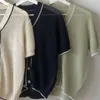 Koreaanse chique zomer korte mouw knitwear causale vintage elegante V-hals vest hit kleur gebreide tops 6h959 210603