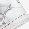 2022 Liberação Oski x High Shoes Great White Tubarão Preto Mens Mulheres Ao Ar Livre Esportes Sneakers US4-12 com caixa original