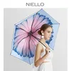 女性の反紫外線の太陽の小さい傘の5つの折りたたみ防風ポケット傘女の子パラソル6Kパティオ傘雨