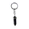 Charms Naturalny Kamień Kluczowe Pierścienie Keyring Moda Keyholder Boho Biżuteria Brelok Keychain Dla Kobiet