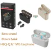 Bass Sound HBQ Q32 TWS 5.0 Bluetooth Earphones EDR Headset IPX5 Waterproof Mini Wireless Earbuds Cordless Headphones Universal for Smartphones