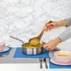 Cuillères ONZON 28 cm cuillère en bois à Long manche louche à soupe Portable épaissir la cuisson pour les ustensiles de cuisine à la maison