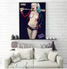 Quinn Canvas Poster Sexig Silk Picture Wall Decor Room Målning Bild (med ram) 1729226