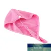 Shower Caps Thicken Coral Velvet Microfiber Hair Towel Wrap Twist Super Absorbent Solid Color Quick Drying Turban Cap Bath Hat Factory price expert design Quality