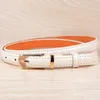 Riemen kleuren vrouwen gilrs candy color dunne pu lederen riem prachtige jurk taille dames solide mode wilde beltbeltels