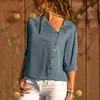 Aachoae Blouse Fashion Long Sleeve Women Blouses and Tops Skew Collar Solid Office Shird Casuare Tops Blusas Chemise Femme 210326