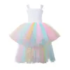 Halloween Jul Princess Dress Baby Girls Ball Gown Tutu Lace Dresses Kids Bröllopskläder Party Kostymer