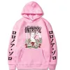 One Piece Anime Hoodie Мода Пуловер Топы с длинным рукавом Повседневная Печать Uniex Y0816