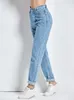 Harembroek Vintage Hoge Taille Jeans Vrouw Vriendje Volledige Lengte Moeder Cowboy Denim Vaqueros Mujer 220224