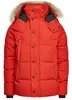 En iyi marka büyük kurt kürk erkekler aşağı parka kış ceketi kutup donanma siyah yeşil kırmızı açık hoodies doudoune manteau ceket